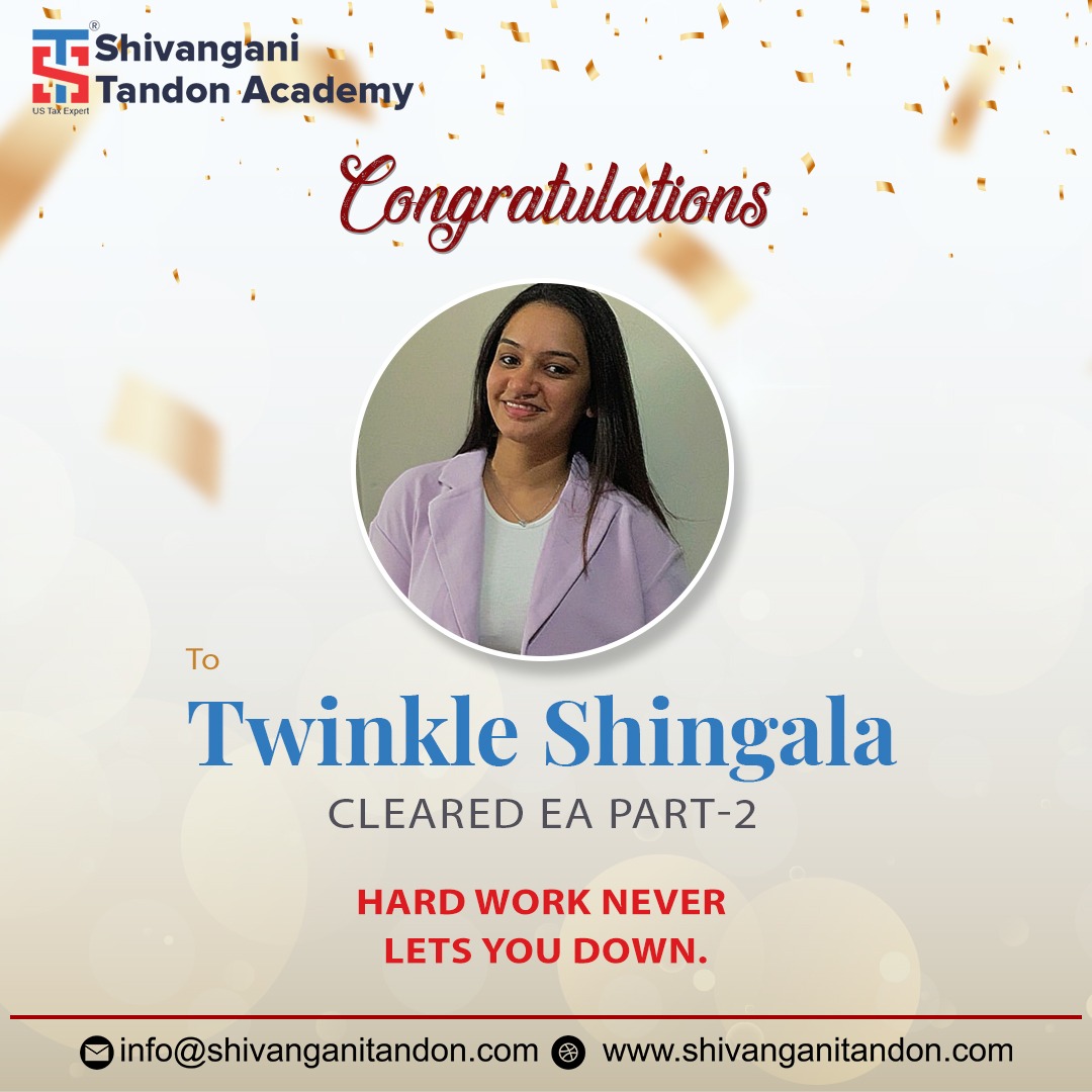 Twinkle Shingala CLEARED EA PART-2