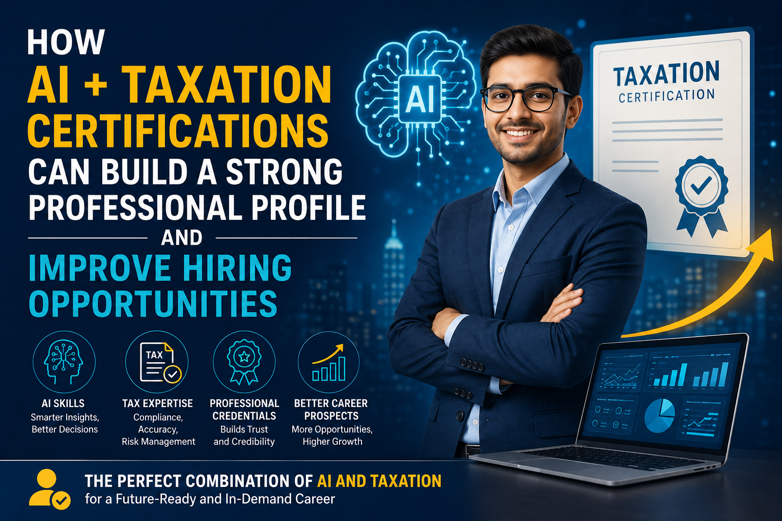 How AI + Taxation Certifications Can Build a Strong Professional Profile and Improve Hiring Opportunities